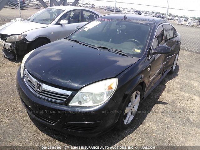 1G8ZS57N47F295279 - 2007 SATURN AURA XE BLACK photo 2