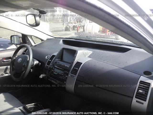 JTDKB20U857040763 - 2005 TOYOTA PRIUS SILVER photo 5