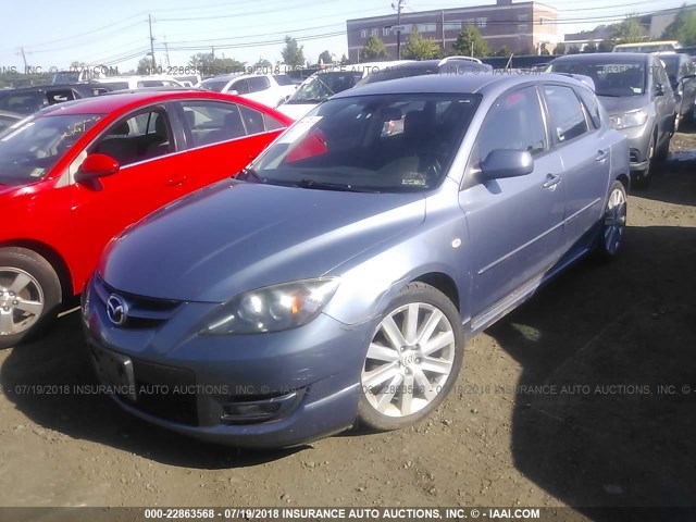 JM1BK34MX81868689 - 2008 MAZDA SPEED 3 蓝色 照片 2