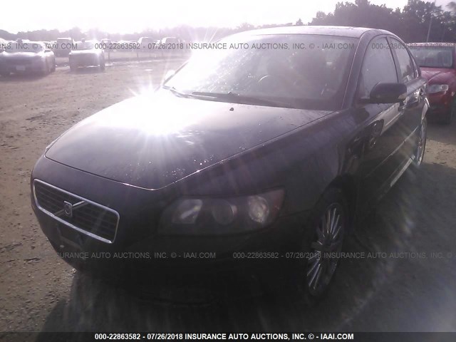 YV1MS682162196672 - 2006 VOLVO S40 T5 BLACK photo 2