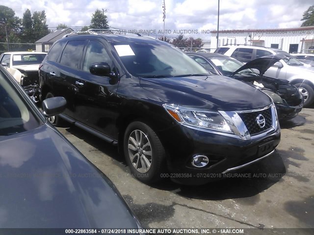 5N1AR2MM7GC601543 - 2016 NISSAN PATHFINDER S/SV/SL/PLATINUM BLACK photo 1