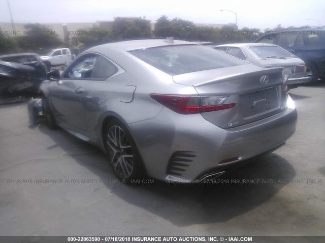 JTHHE5BC1H5017184 - 2017 LEXUS RC 350 GRAY photo 3