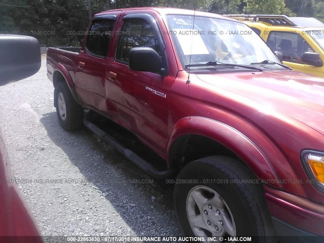 5TEGN92N52Z129500 - 2002 TOYOTA TACOMA DOUBLE CAB PRERUNNER RED photo 6
