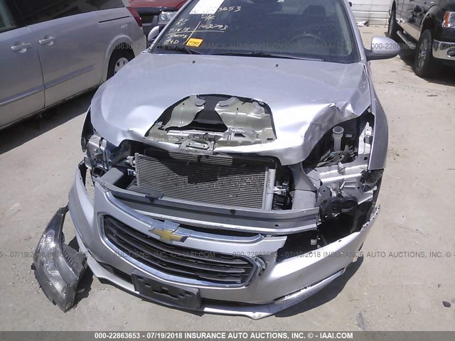 1G1PC5SB0F7102697 - 2015 CHEVROLET CRUZE LT SILVER photo 6