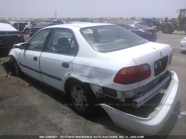 1HGEN1648YL000380 - 2000 HONDA CIVIC GX WHITE photo 3