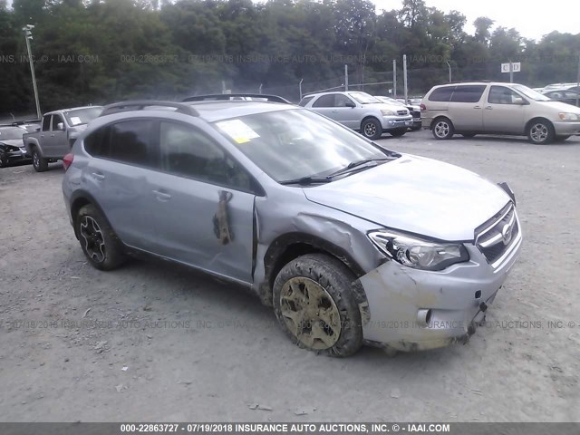 JF2GPAKC5E8297297 - 2014 SUBARU XV CROSSTREK 2.0 LIMITED SILVER photo 1