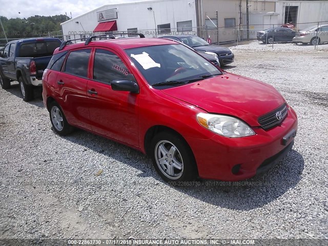 2T1KR32E07C633073 - 2007 TOYOTA COROLLA MATRIX XR RED photo 1