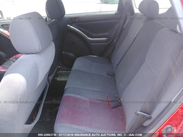 2T1KR32E07C633073 - 2007 TOYOTA COROLLA MATRIX XR RED photo 8