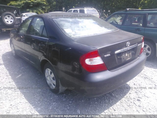 4T1BE32K73U135513 - 2003 TOYOTA CAMRY LE/XLE/SE Qara foto 3