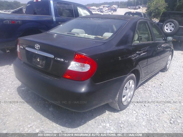 4T1BE32K73U135513 - 2003 TOYOTA CAMRY LE/XLE/SE Qara foto 4