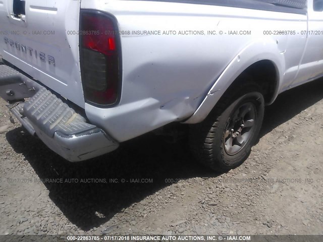 1N6DD26S12C364078 - 2002 NISSAN FRONTIER KING CAB XE WHITE photo 6