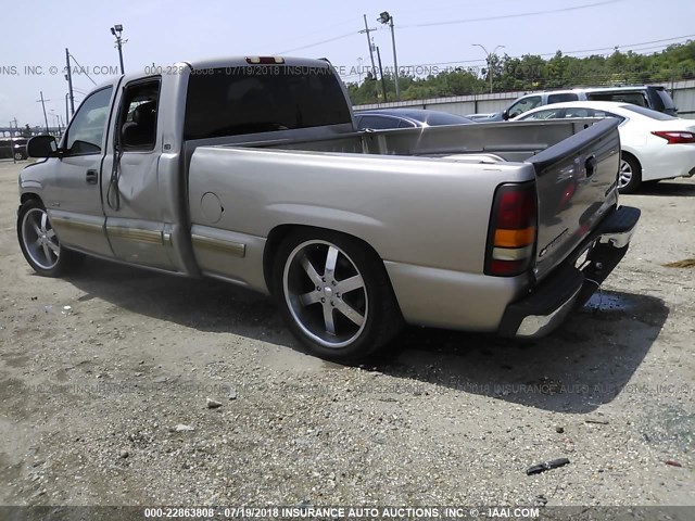 2GCEC19V021101077 - 2002 CHEVROLET SILVERADO C1500 Champagne photo 3