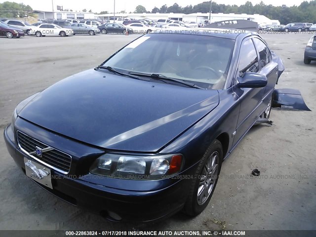 YV1RS61T732261819 - 2003 VOLVO S60 Синій фото 2