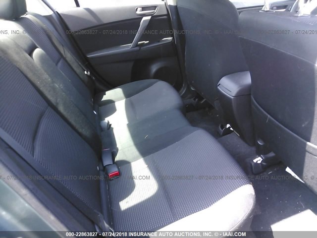 JM1BL1V7XD1776194 - 2013 MAZDA 3 I GRAY photo 8