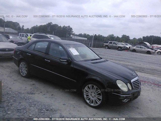 WDBUF87X68B253873 - 2008 MERCEDES-BENZ E 350 4MATIC BLACK photo 1