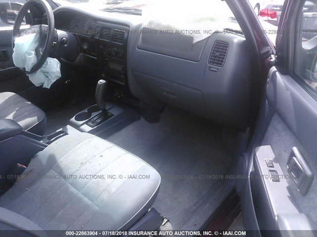4TASN92N4YZ629688 - 2000 TOYOTA TACOMA XTRACAB PRERUNNER წითელი ფოტო 5
