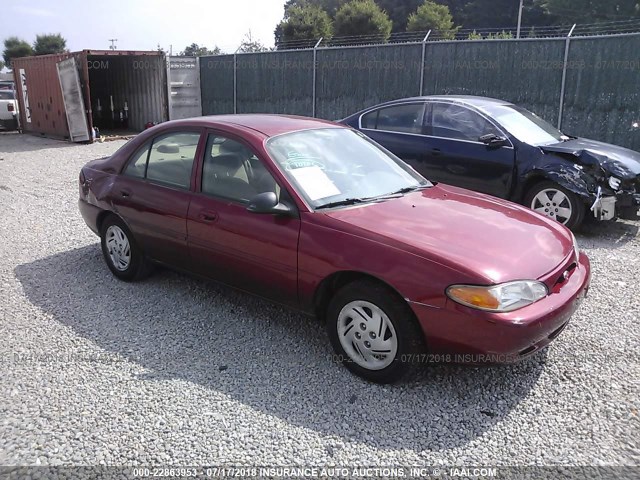 3FAFP13P42R128254 - 2002 FORD ESCORT MAROON photo 1