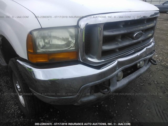 1FTSW31F51EB91656 - 2001 FORD F350 SRW SUPER DUTY WHITE photo 6