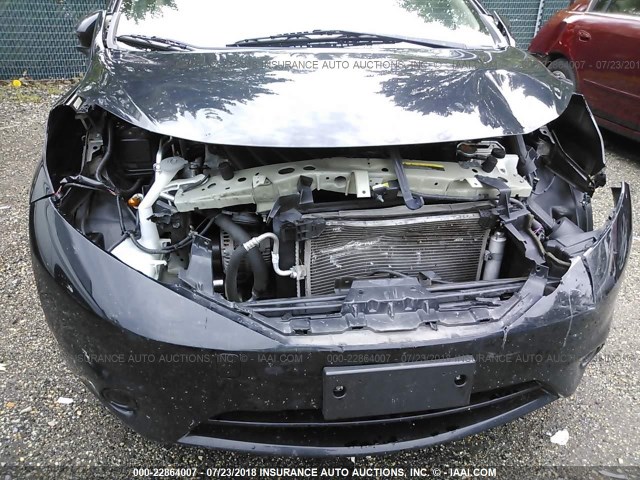 3N1CE2CPXFL390638 - 2015 NISSAN VERSA NOTE S/S PLUS/SV/SL/SR BLACK photo 6