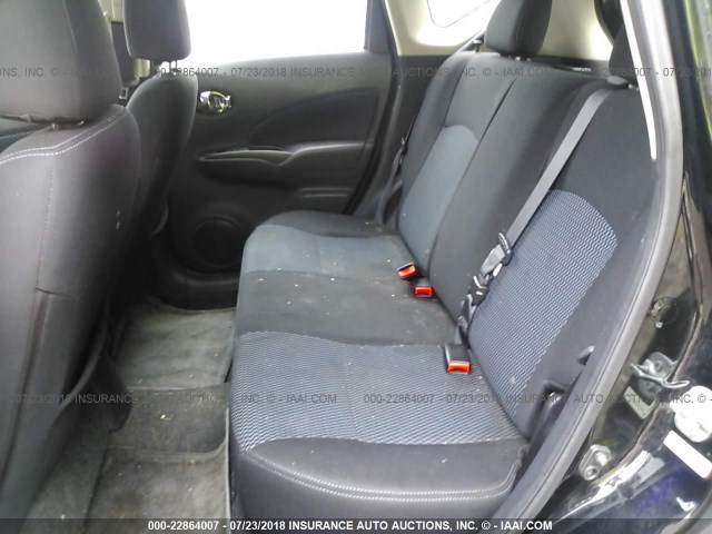 3N1CE2CPXFL390638 - 2015 NISSAN VERSA NOTE S/S PLUS/SV/SL/SR BLACK photo 8