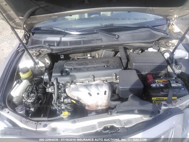 4T4BE46K79R078597 - 2009 TOYOTA CAMRY SE/LE/XLE 金色 照片 10