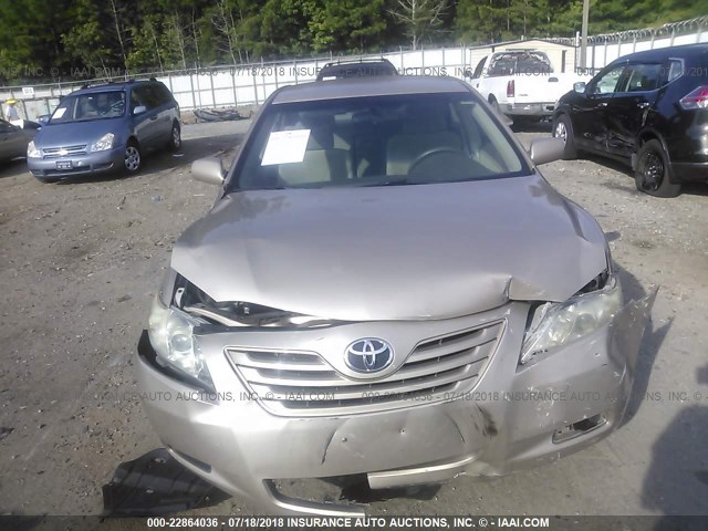 4T4BE46K79R078597 - 2009 TOYOTA CAMRY SE/LE/XLE 金色 照片 6
