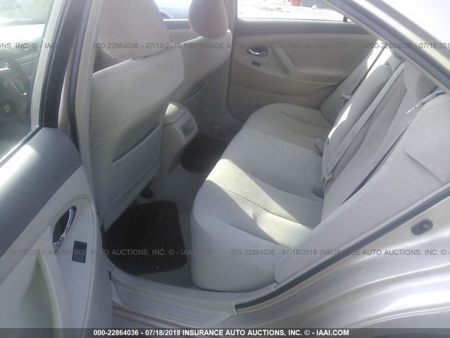 4T4BE46K79R078597 - 2009 TOYOTA CAMRY SE/LE/XLE 金色 照片 8