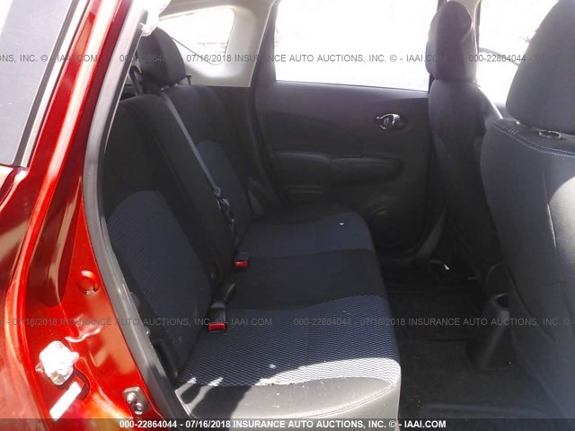 3N1CE2CP3GL364285 - 2016 NISSAN VERSA NOTE S/S PLUS/SV/SL/SR BURGUNDY photo 8