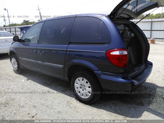 1A4GP45R26B596826 - 2006 CHRYSLER TOWN & COUNTRY  Dark Blue photo 3