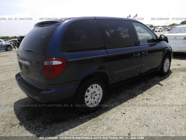 1A4GP45R26B596826 - 2006 CHRYSLER TOWN & COUNTRY  Dark Blue photo 4