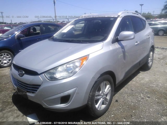 KM8JU3AC2AU111559 - 2010 HYUNDAI TUCSON GLS/LIMITED 银色 照片 2