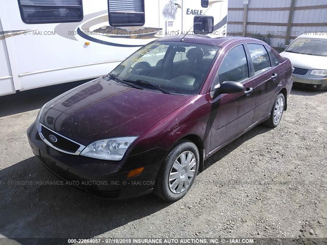 1FAFP34N67W304704 - 2007 FORD FOCUS ZX4/S/SE/SES 红色 照片 2