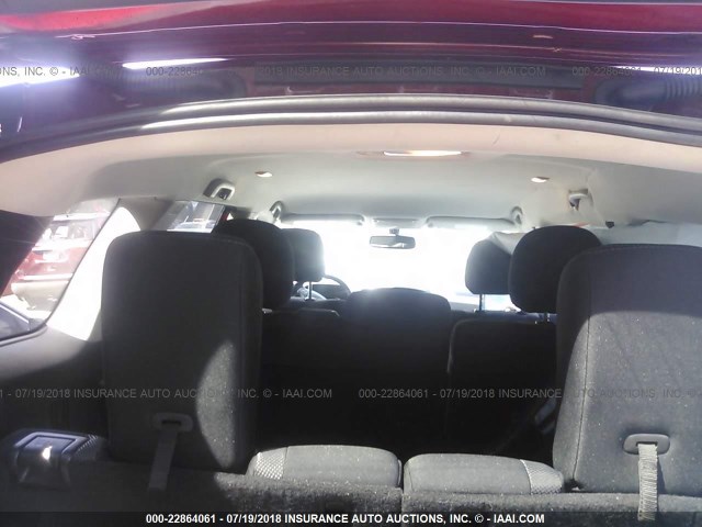 5N1DR2MM6HC667550 - 2017 NISSAN PATHFINDER S/SV/SL/PLATINUM RED photo 8