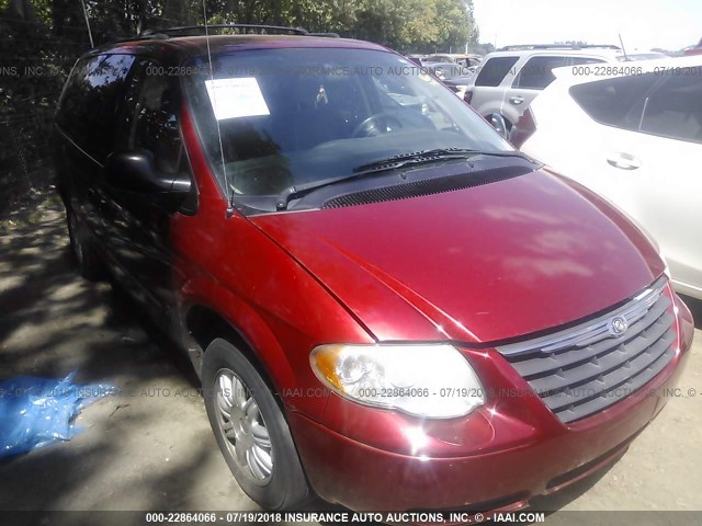 2C4GP54L85R505888 - 2005 CHRYSLER TOWN & COUNTRY TOURING RED photo 1