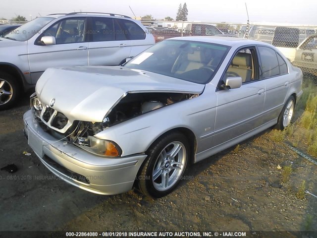 WBADN63471GM70651 - 2001 BMW 540 I AUTOMATIC SILVER photo 2