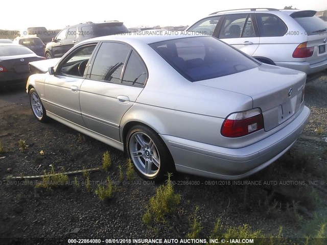 WBADN63471GM70651 - 2001 BMW 540 I AUTOMATIC SILVER photo 3