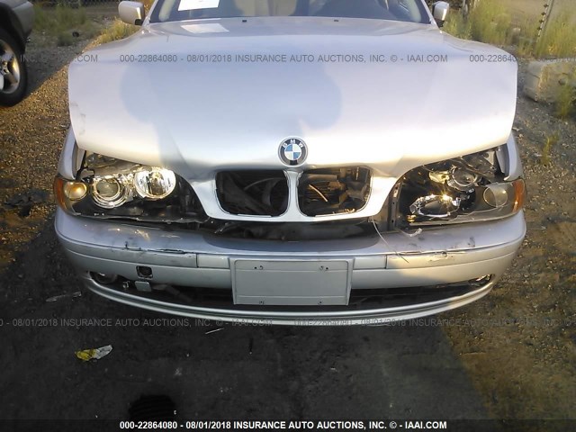 WBADN63471GM70651 - 2001 BMW 540 I AUTOMATIC SILVER photo 6