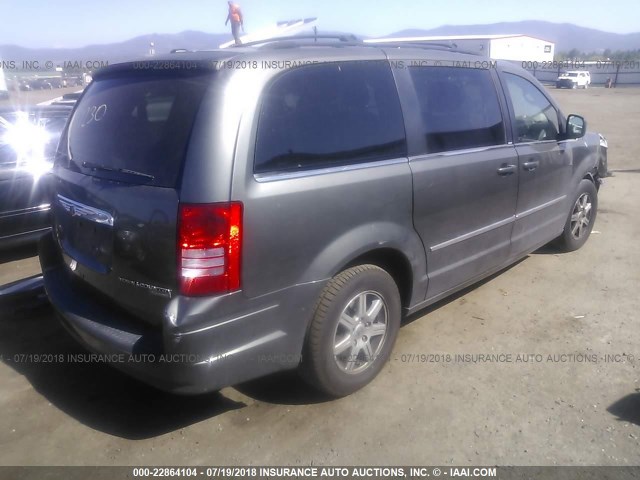 2A4RR8DXXAR339112 - 2010 CHRYSLER TOWN & COUNTRY TOURING PLUS GRAY photo 4