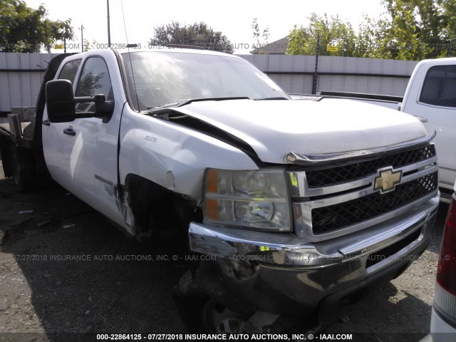 1GB4CZCL7BF235549 - 2011 CHEVROLET SILVERADO C3500 WHITE photo 1