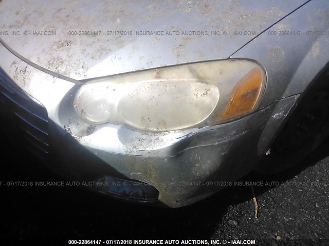 1C3EL56R95N585823 - 2005 CHRYSLER SEBRING TOURING SILVER photo 6