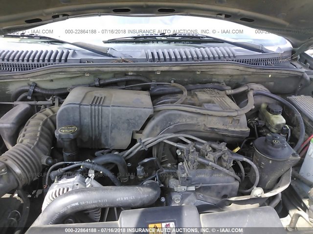 1FMZU63K53UA36836 - 2003 FORD EXPLORER XLT/XLT SPORT/NBX 绿色 照片 10