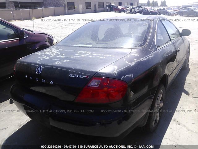 19UYA42721A027831 - 2001 ACURA 3.2CL TYPE-S BLACK photo 4