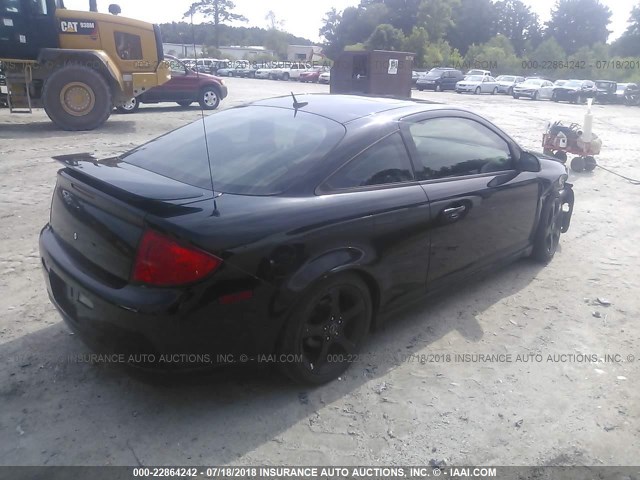 1G2AT18H197125884 - 2009 PONTIAC G5 GT BLACK photo 4