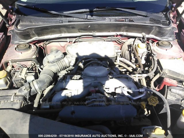 JF2SH6BC2AH917408 - 2010 SUBARU FORESTER XS Qırmızı foto 10