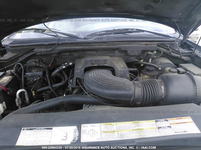 5LMPU28L1XLJ02227 - 1999 LINCOLN NAVIGATOR მწვანე ფოტო 10