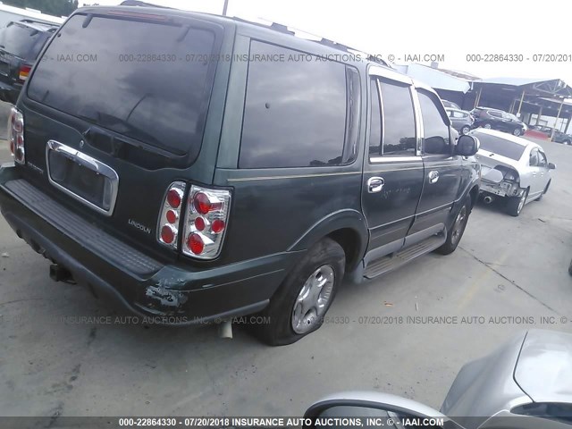 5LMPU28L1XLJ02227 - 1999 LINCOLN NAVIGATOR მწვანე ფოტო 4