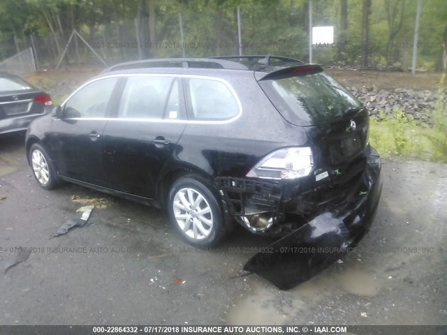 3VWPP7AJ7DM669215 - 2013 VOLKSWAGEN JETTA S/SE BLACK photo 3