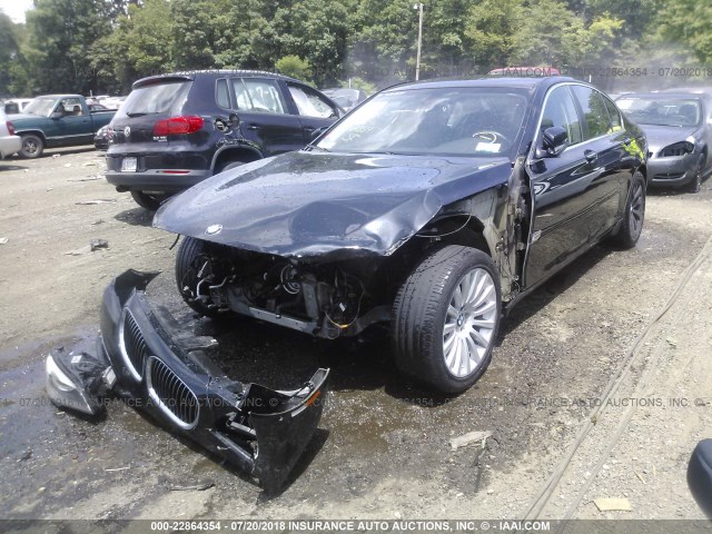 WBAKC6C54CC396783 - 2012 BMW 750 XI BLACK photo 2