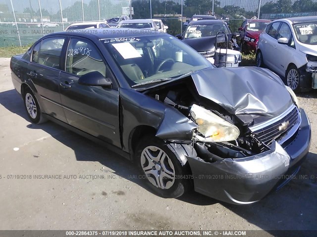 1G1ZS51F66F252402 - 2006 CHEVROLET MALIBU LS GRAY photo 1