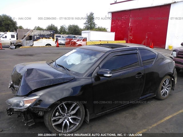 JTKJF5C74E3081396 - 2014 TOYOTA SCION TC 黑色 照片 2
